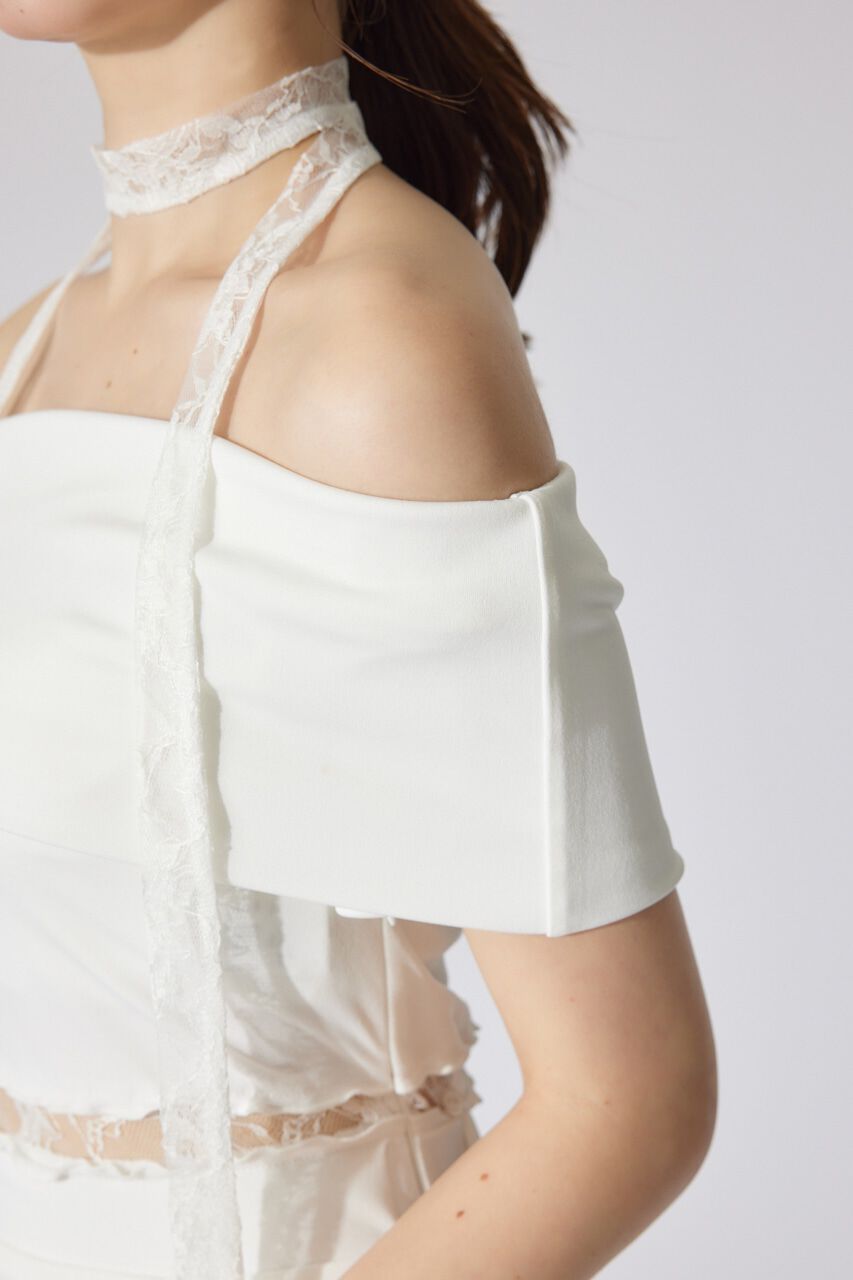 rienda「レースコンビオフショルカットワンピース」|ワンピース|