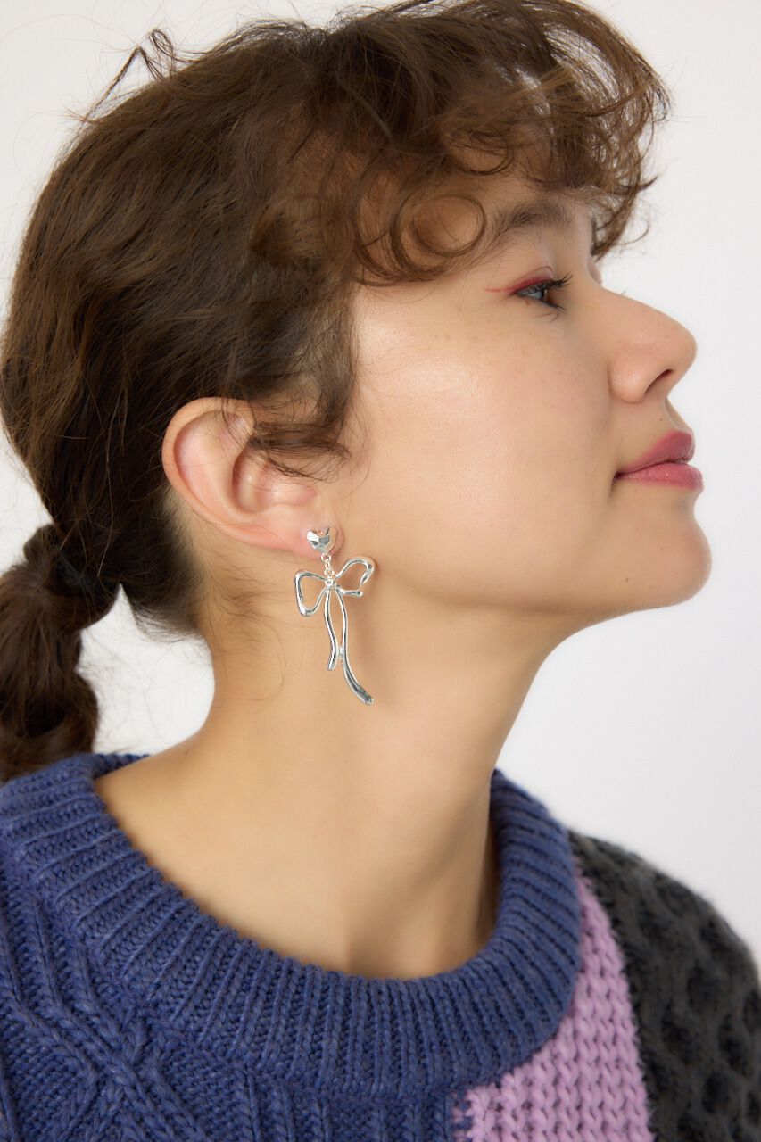 RODEO CROWNS「R/S リボンモチーフピアス」|ピアス|