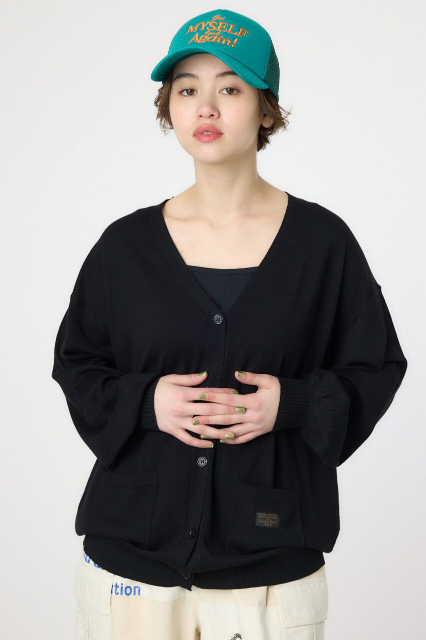 RODEO CROWNS「スクリプト LOGO ニットカーディガン」|カーディガン|