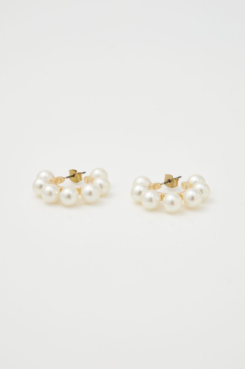 RODEO CROWNS「フェイクパールフープピアス」|ピアス|