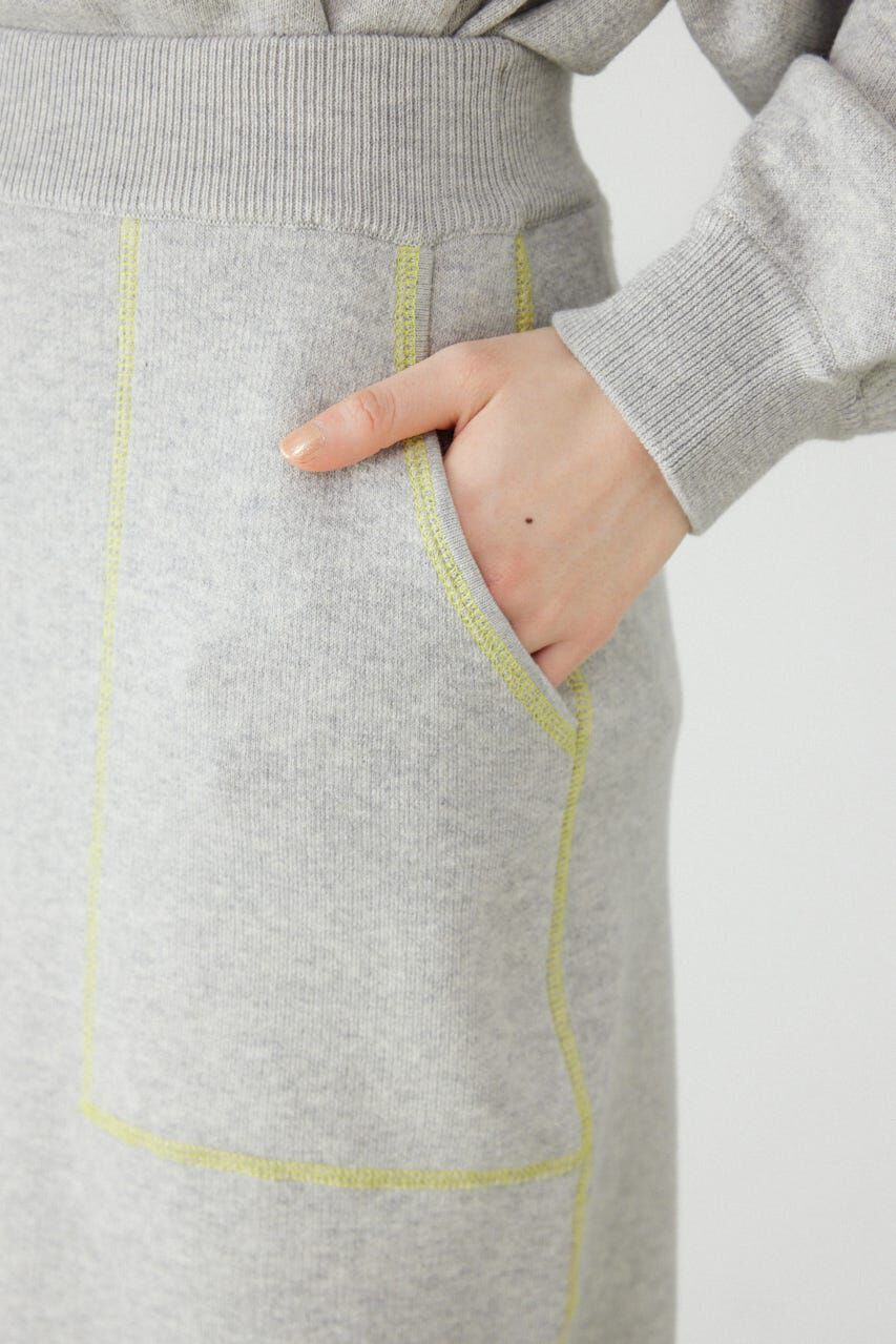 RODEO CROWNS「スウェットライクサイドステッチニットスカート」|スカート|