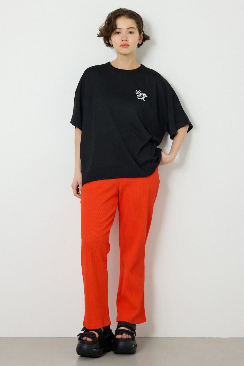 RODEO CROWNS「フラワーロゴニットトップス」|ニット・セーター|