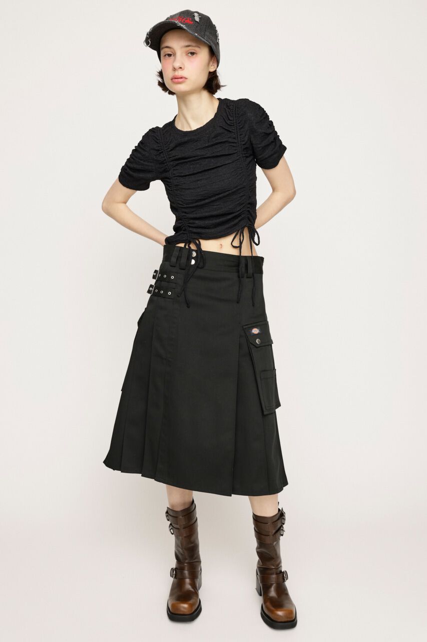 SLY「SHIRRING CUT トップス」|Tシャツ・カットソー|