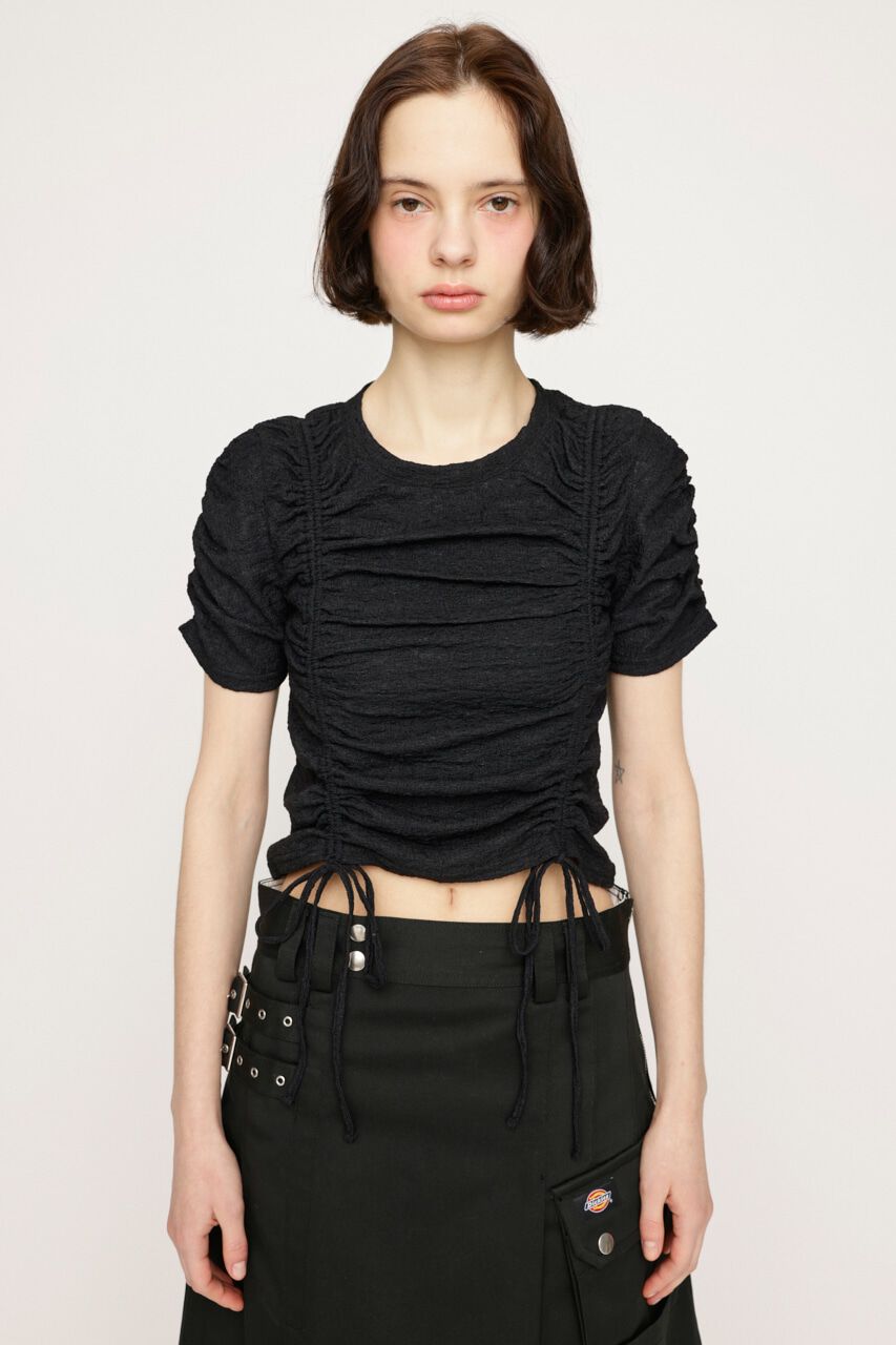 SLY「SHIRRING CUT トップス」|Tシャツ・カットソー|