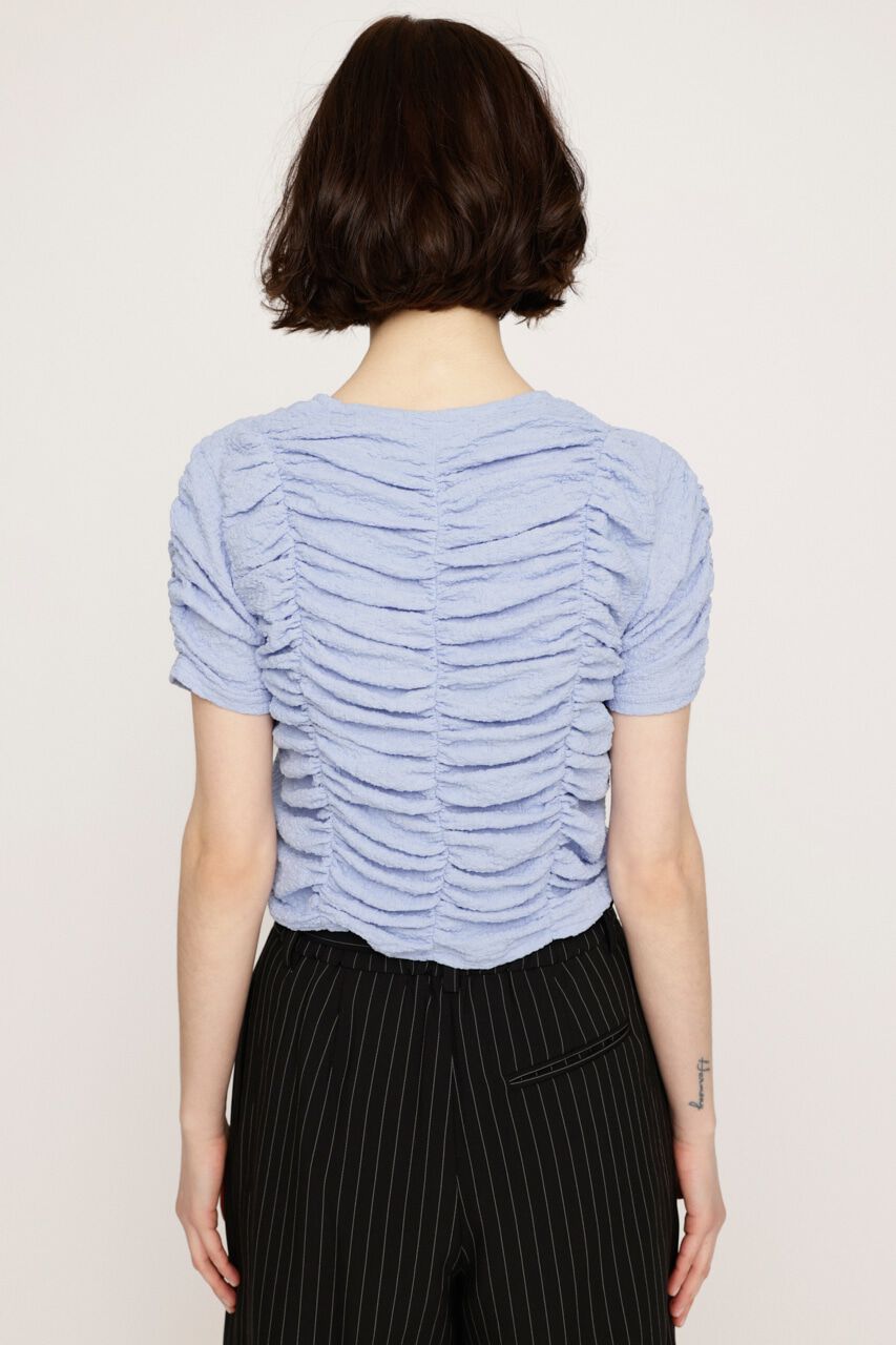 SLY「SHIRRING CUT トップス」|Tシャツ・カットソー|