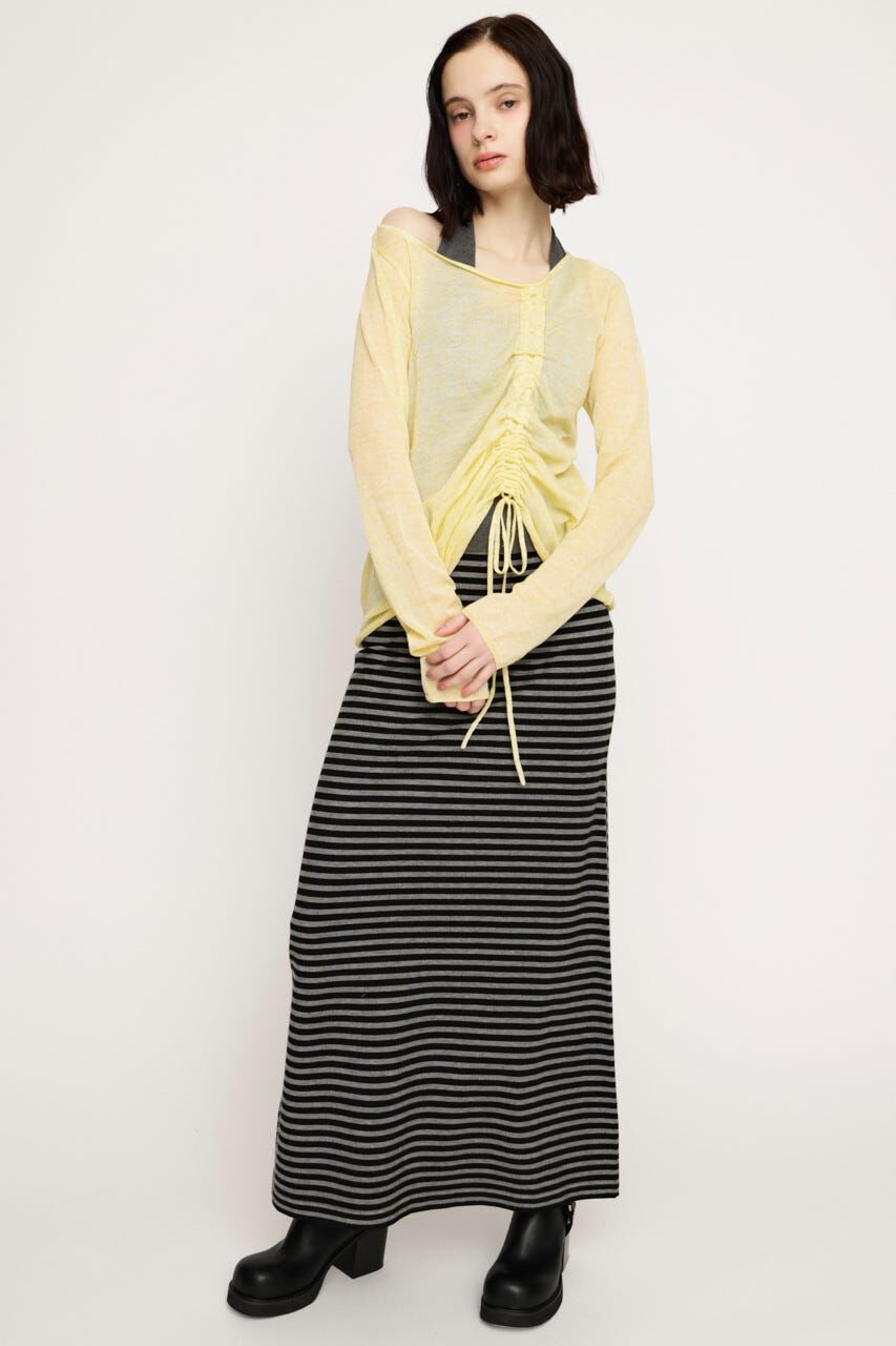 SLY「SHEER KNIT トップス」|ニット・セーター|