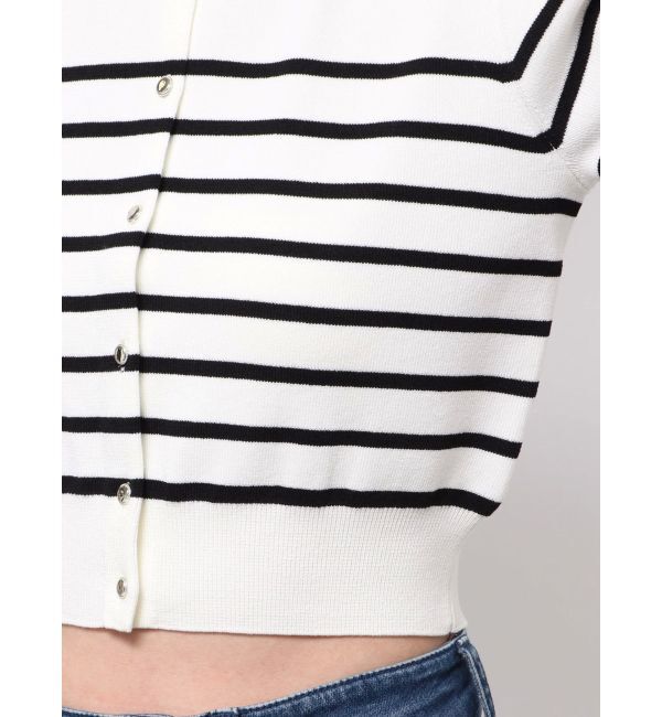 RESEXXY「クルーネックハーフスリーブニットカーデ」|カーディガン|