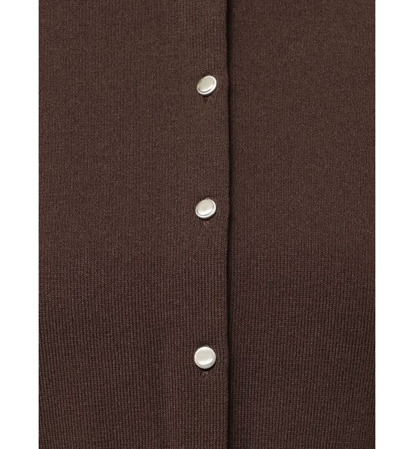 RESEXXY「クルーネックハーフスリーブニットカーデ」|カーディガン|