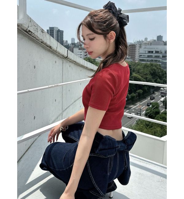 RESEXXY「UネックTシャツ」|Tシャツ・カットソー|