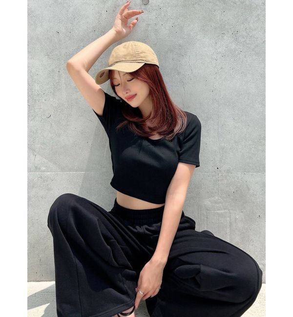 RESEXXY「UネックTシャツ」|Tシャツ・カットソー|