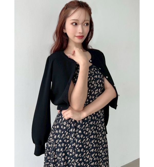 RESEXXY「クルーネックニットカーデ」|カーディガン|