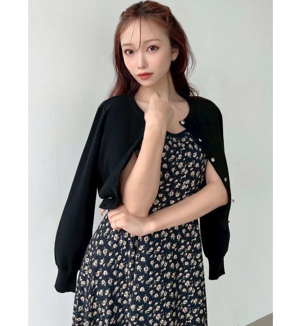 RESEXXY「クルーネックニットカーデ」|カーディガン|