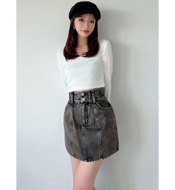 RESEXXY「ハイウエストミニスカート【セットアップ着用可能】」|スカート|