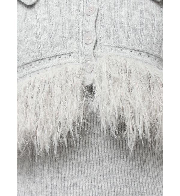 RESEXXY「フェザーヘムレイヤードニットワンピース」|ワンピース|