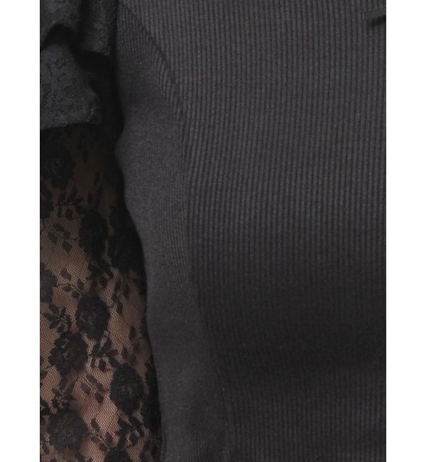 RESEXXY「スリーブレースリブカットトップス」|Tシャツ・カットソー|