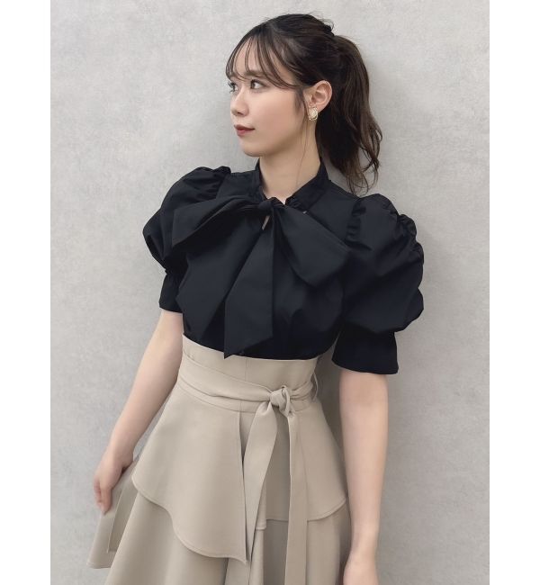 dazzlin「アシメティアードプリーツスカート」|スカート|