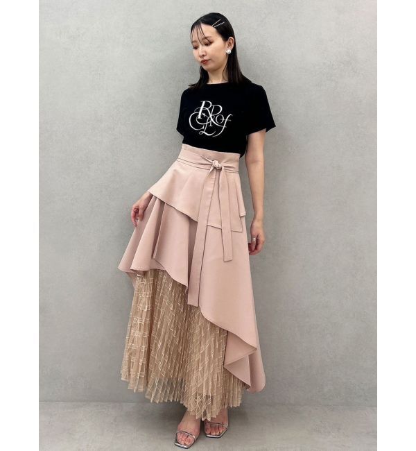 dazzlin「アシメティアードプリーツスカート」|スカート|