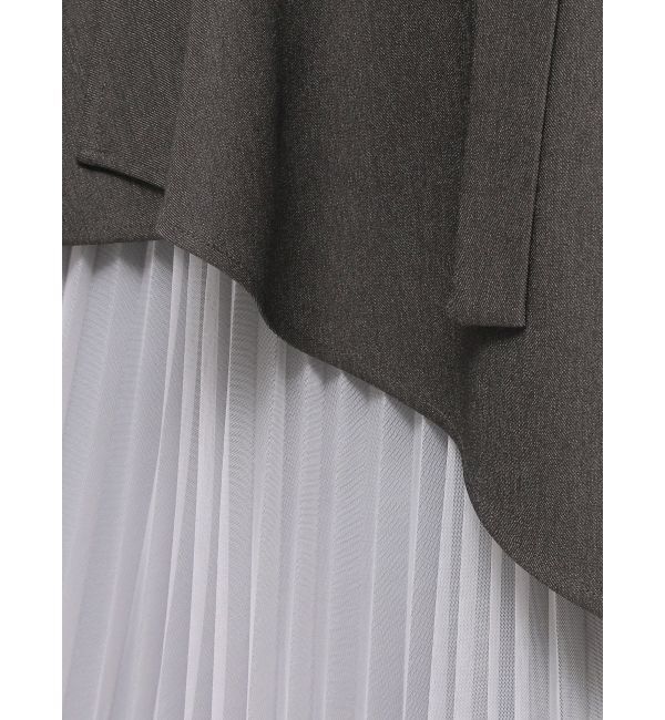 dazzlin「アシメティアードプリーツスカート」|スカート|