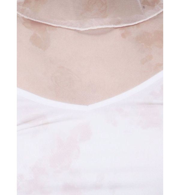 dazzlin「フラワーチュールシアートップス」|Tシャツ・カットソー|