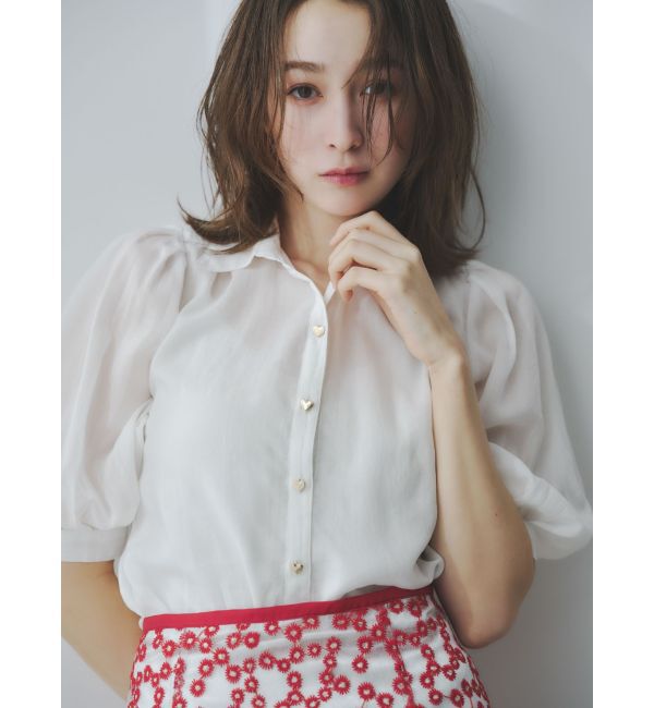 dazzlin「【藤井サチコラボ】マーガレットフラワータイトスカート」|スカート|