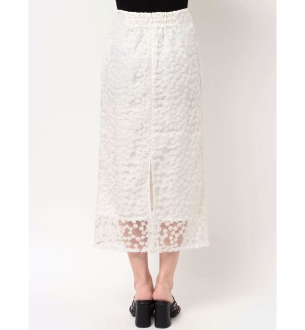 dazzlin「【藤井サチコラボ】マーガレットフラワータイトスカート」|スカート|