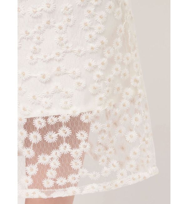 dazzlin「【藤井サチコラボ】マーガレットフラワータイトスカート」|スカート|