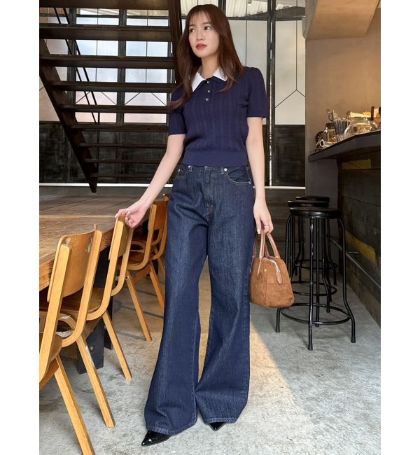 dazzlin「ダブルカラーケーブルレイヤードニット」|ニット・セーター|