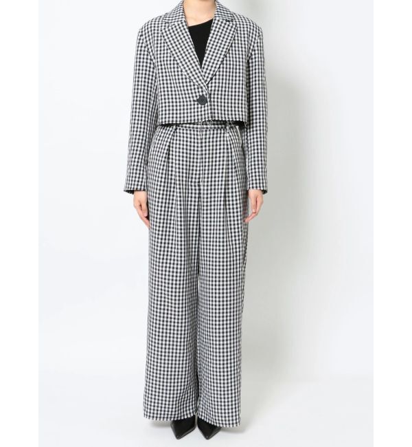 EMODA「クロップドスーツジャケット」|テーラードジャケット|