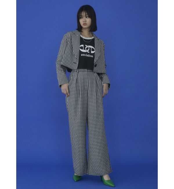 EMODA「クロップドスーツジャケット」|テーラードジャケット|