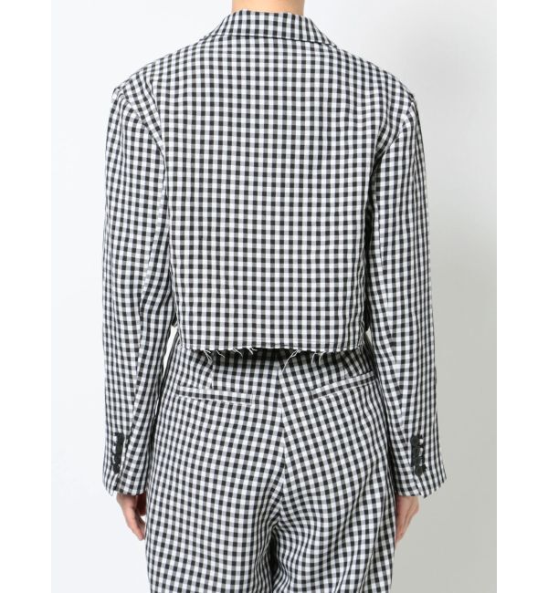 EMODA「クロップドスーツジャケット」|テーラードジャケット|