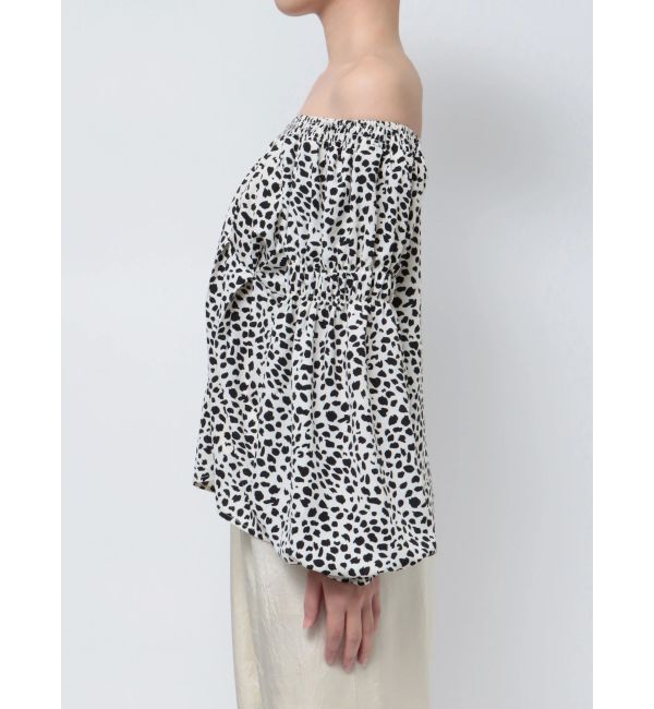 EMODA「ギャザー2WAYデコルテトップ」|Tシャツ・カットソー|