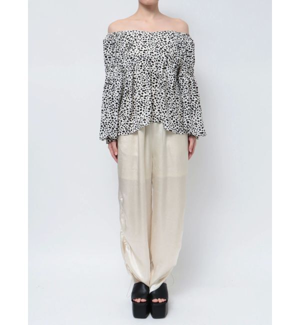 EMODA「ギャザー2WAYデコルテトップ」|Tシャツ・カットソー|