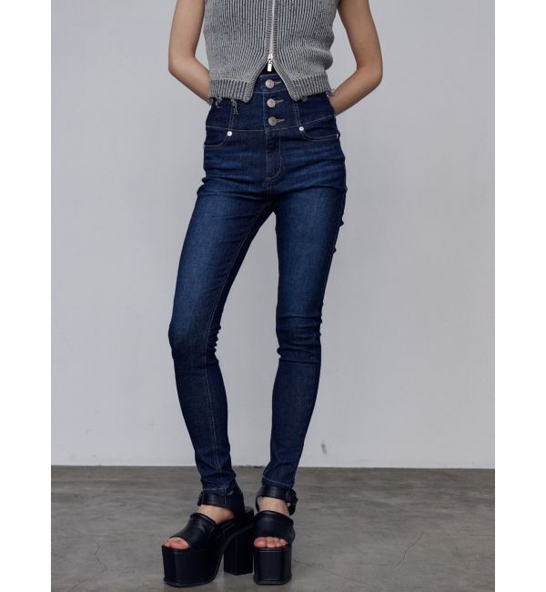 EMODA「【ELDER】モンスターハイウエストデニム」|デニム|