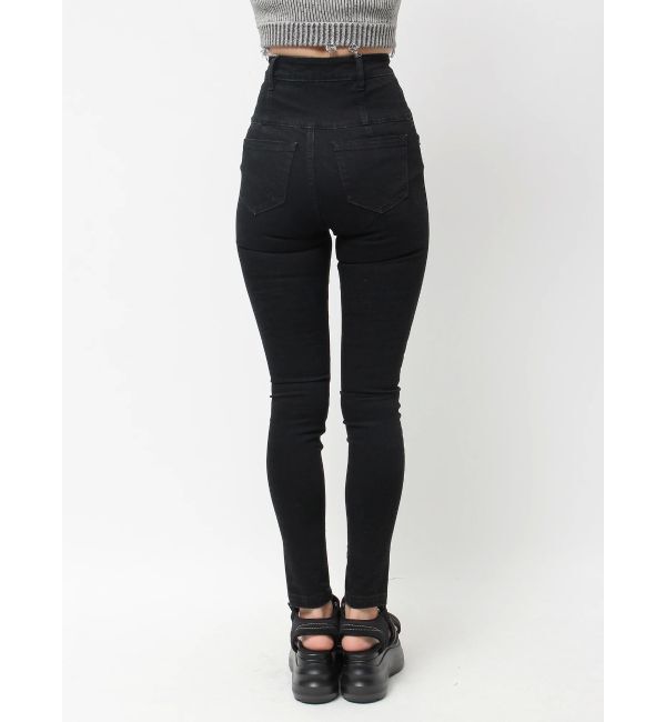 EMODA「【ELDER】モンスターハイウエストデニム」|デニム|