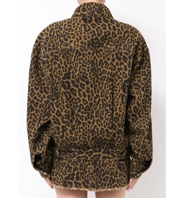 EMODA「オーバーポケットレオパードブルゾン」|ブルゾン・スタジャン|