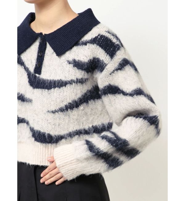 EMODA「アートゼブラカラーニット」|ニット・セーター|