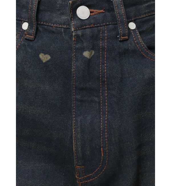 EMODA「ハートドットルーズジーンズ」|デニム|