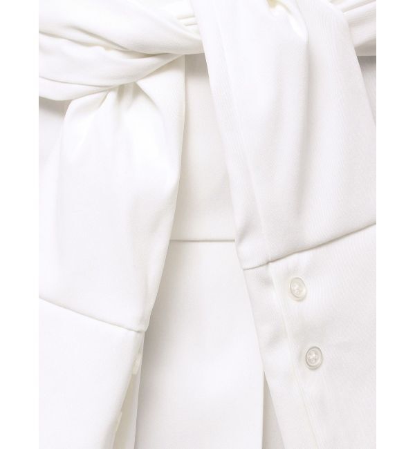 MERCURYDUO「ツイストプリーツミニスカパン」|スカート|