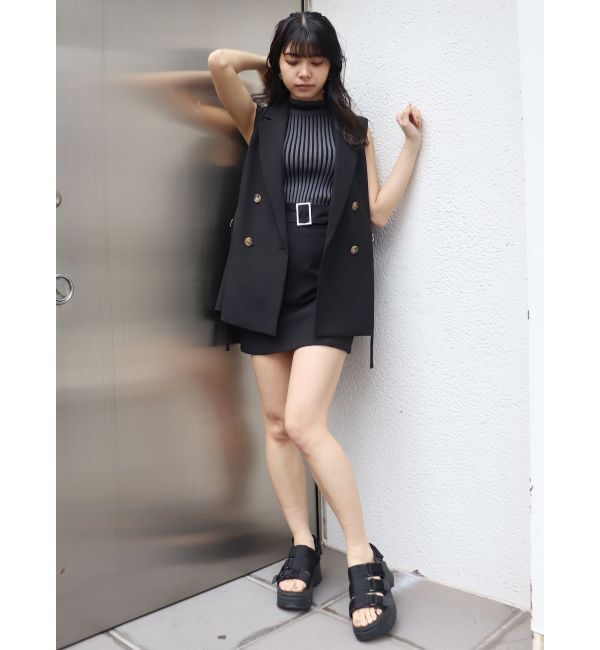 MURUA「ワイドベルトミニスカート」|スカート|