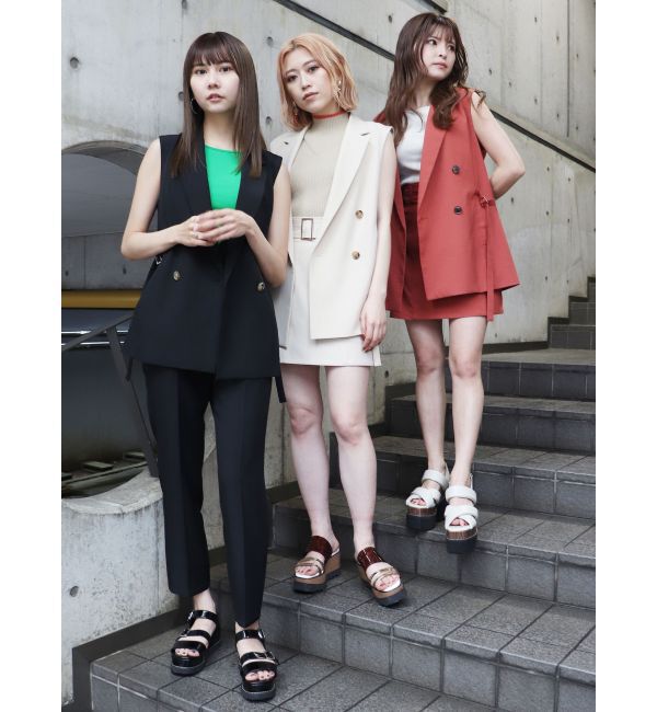 MURUA「ワイドベルトミニスカート」|スカート|