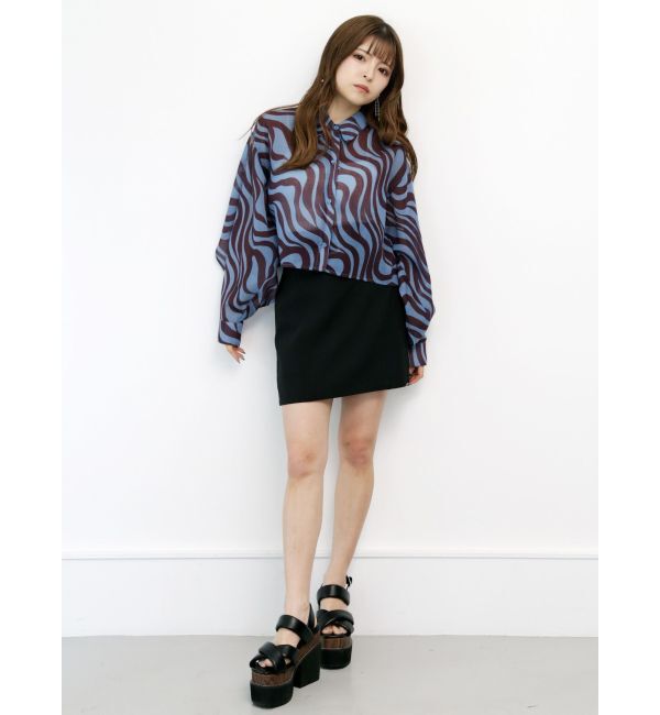 MURUA「ワイドベルトミニスカート」|スカート|