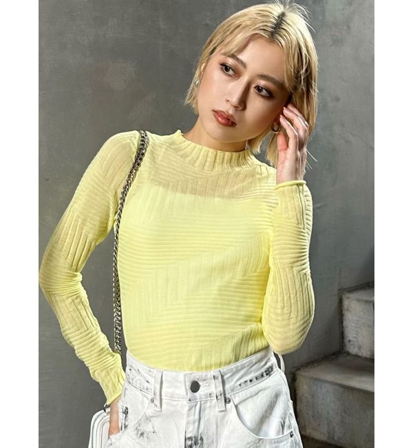 MURUA「ランダムパターンシアーニット」|ニット・セーター|