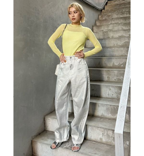 MURUA「ランダムパターンシアーニット」|ニット・セーター|