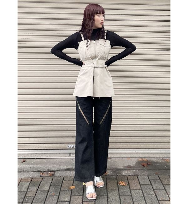 MURUA「ランダムパターンシアーニット」|ニット・セーター|