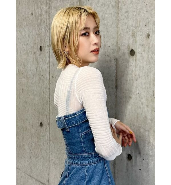 MURUA「ランダムパターンシアーニット」|ニット・セーター|