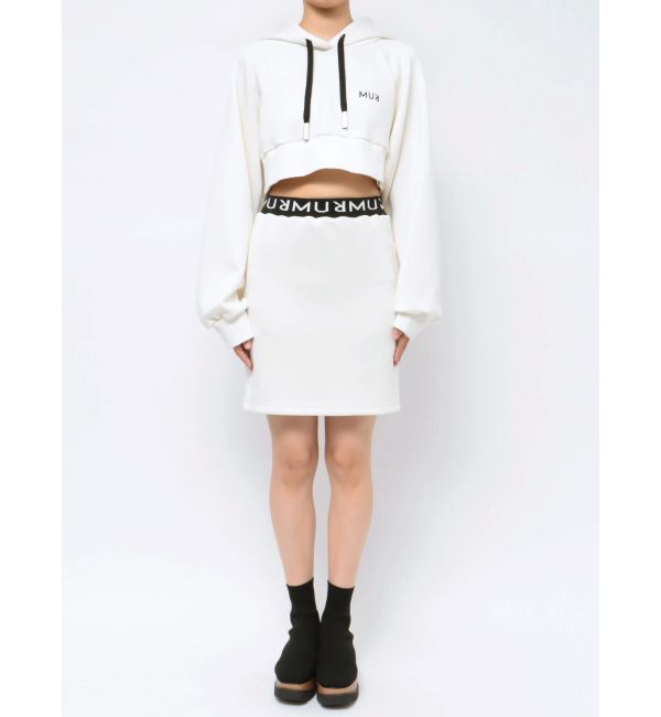 MURUA「スポンジングロゴミニスカート」|スカート|