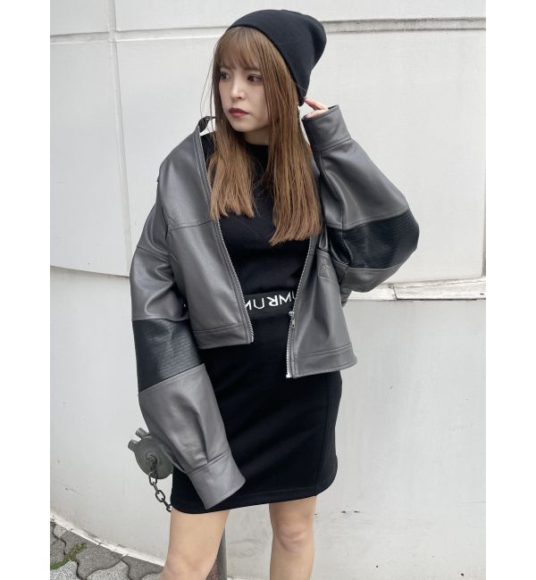 MURUA「スポンジングロゴミニスカート」|スカート|