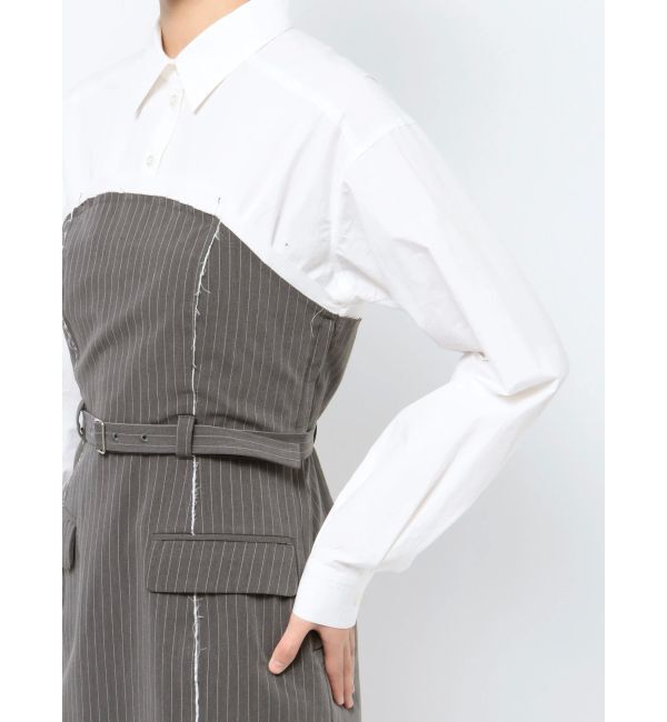 MURUA「シャツドッキングミニワンピース」|ワンピース|