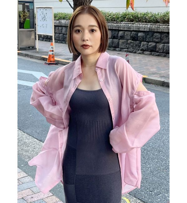 MURUA「2WAYシアーシャツ」|シャツ・ブラウス|