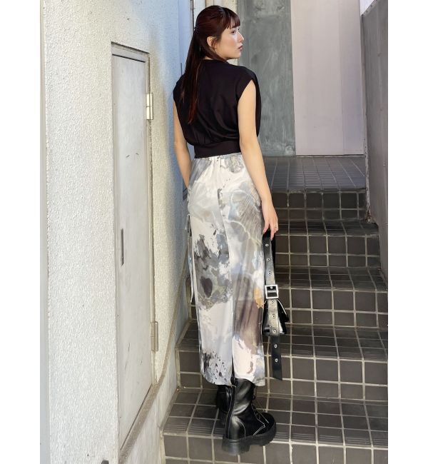 MURUA「タックワイドショルダートップス」|Tシャツ・カットソー|